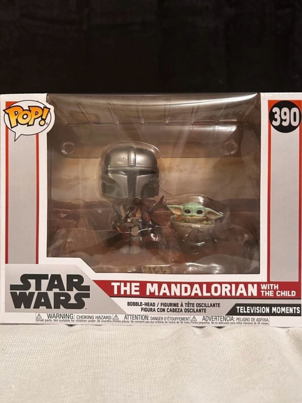 Funko Pop! The Mandalorian & The Child - Silver and Brown